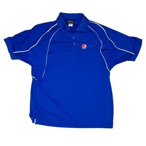 Pepsi Cola Aramark Uniform Polo Shirt Unisex Size M Flex Fit NWOT